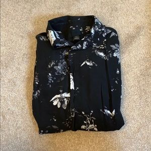 Men’s floral button down